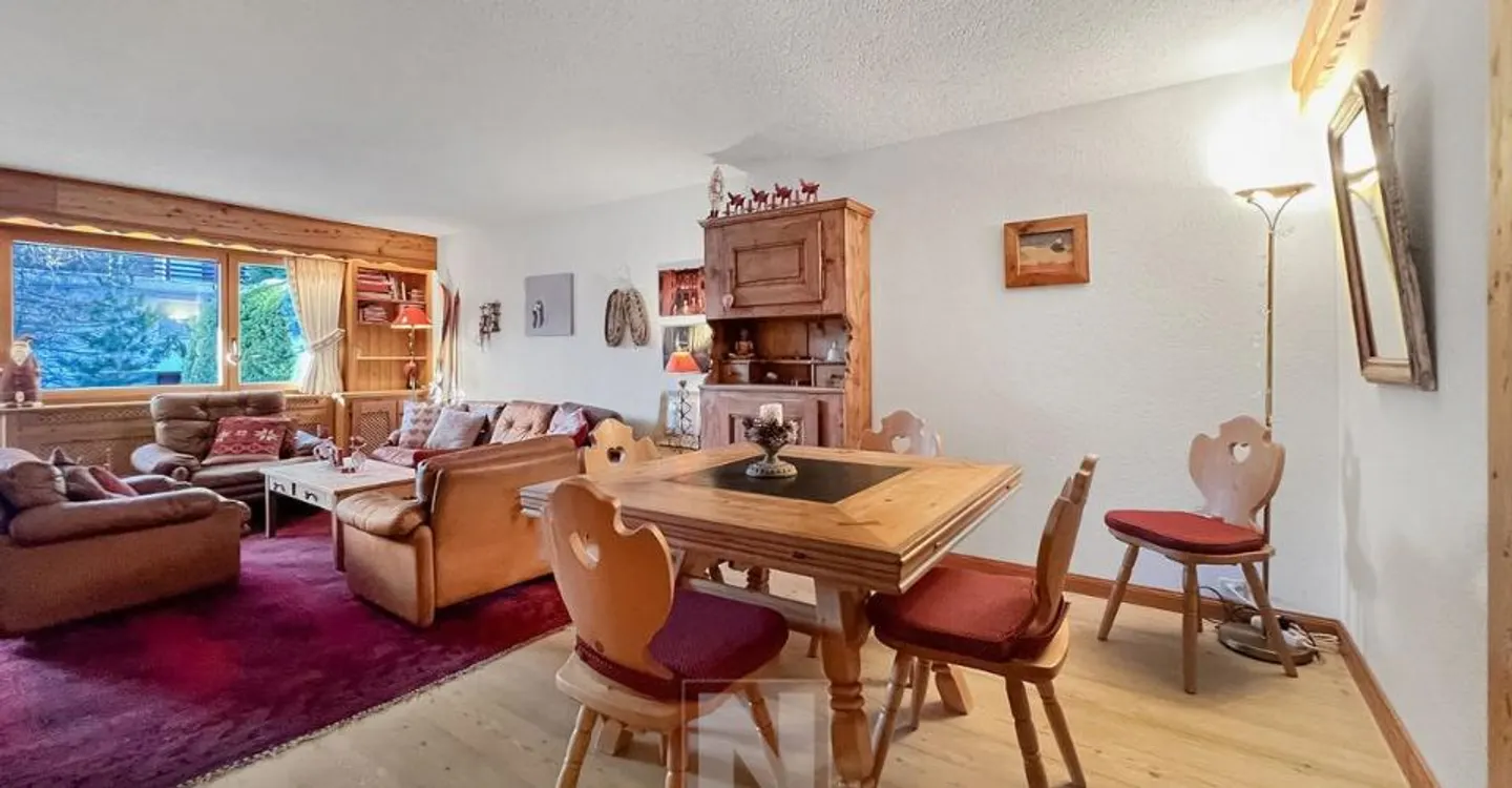 Charmant Appartement avec Jardin à Verbier - Photo 5 sur 13