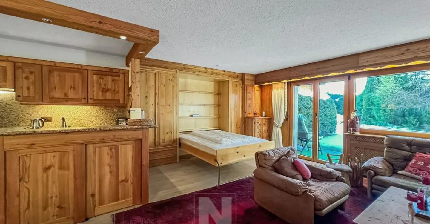Charmant Appartement avec Jardin à Verbier - Photo 7 sur 13