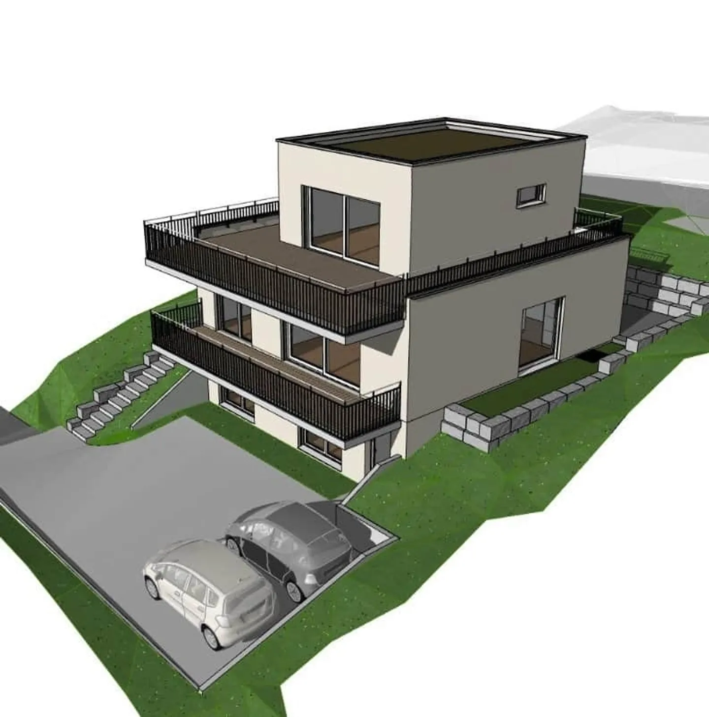 Maison familiale moderne avec vue - Photo 1 sur 6