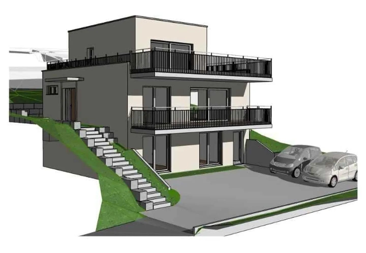 Maison familiale moderne avec vue - Photo 4 sur 6