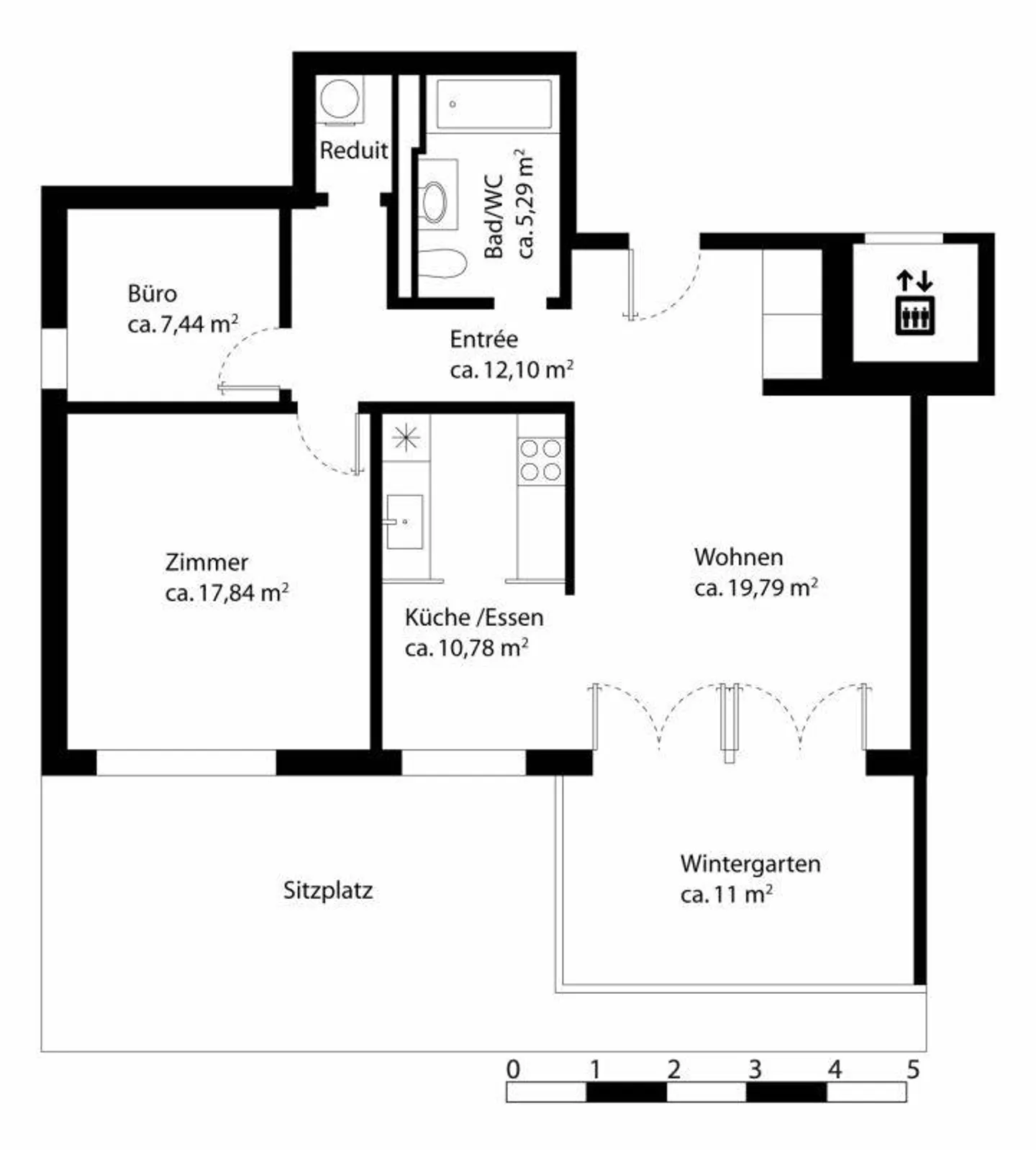 2.5-Room Garden Apartment in a Quiet Location - Photo 8 of 8