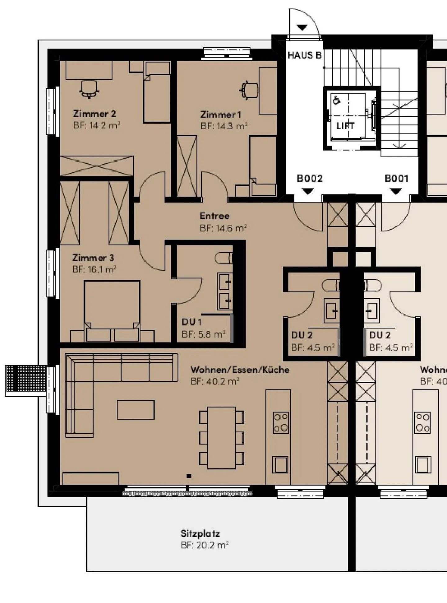 Paix, soleil et vues dégagées : un logement neuf confortable « i de Breiti » - Photo 6 sur 6