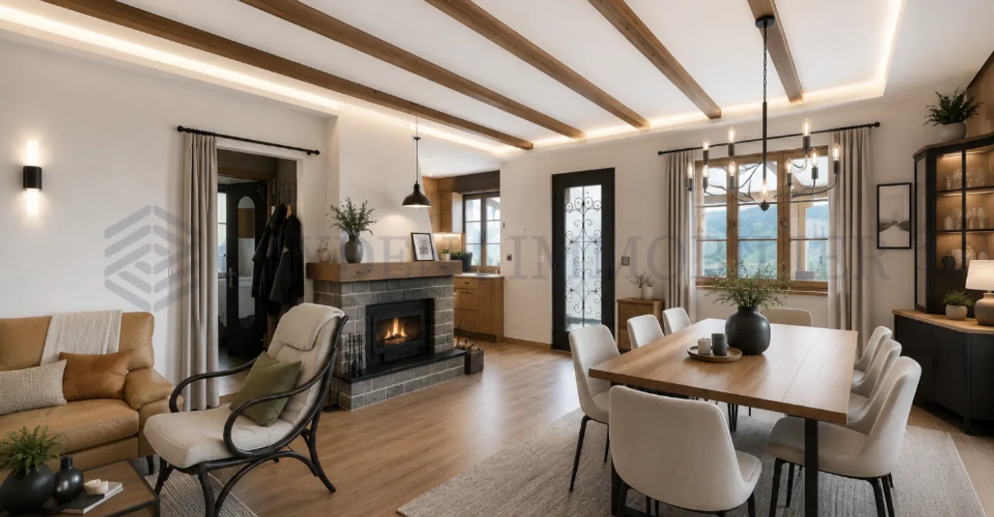 Authentisches Chalet, Gebiet der Portes du Soleil - Foto 12 von 12