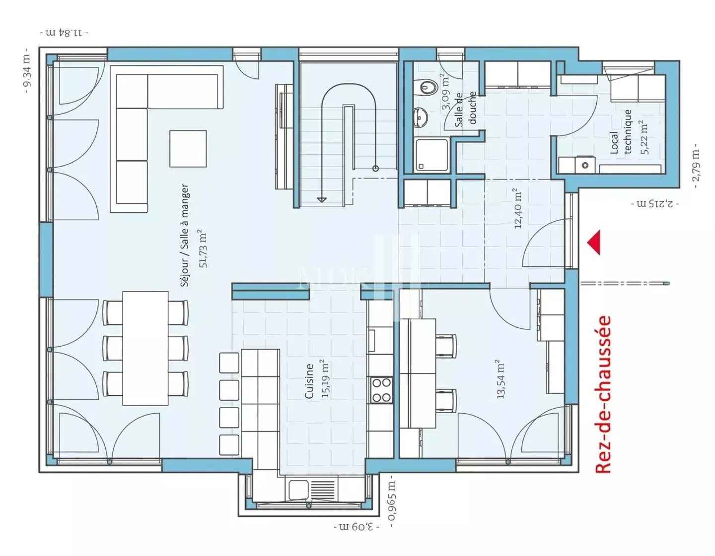 Magnificent 5.5-room villa on plan - Photo 4 of 5