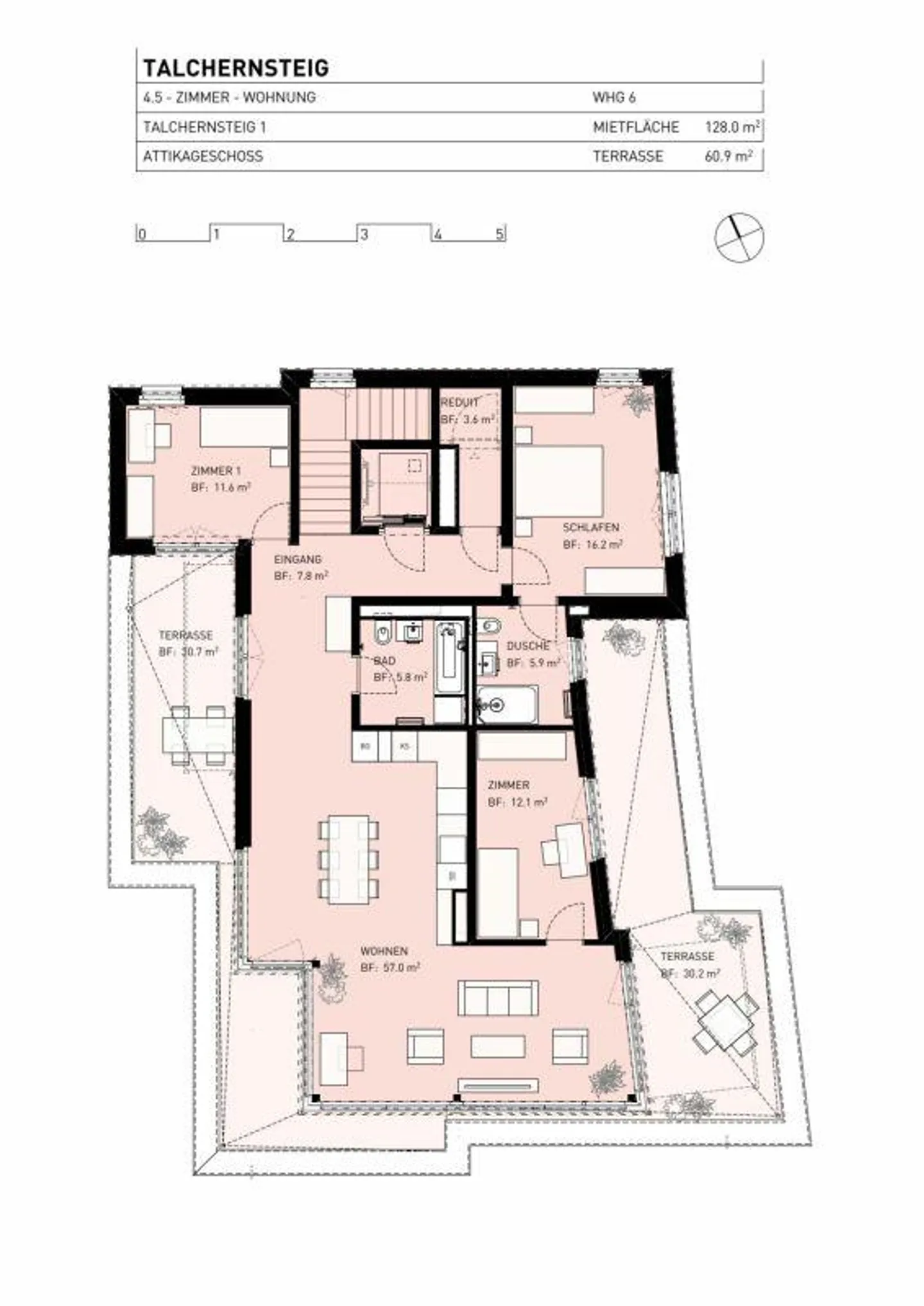 Exklusive Attikawohnung mit Panoramablick auf die Stadt! - Foto 15 von 15