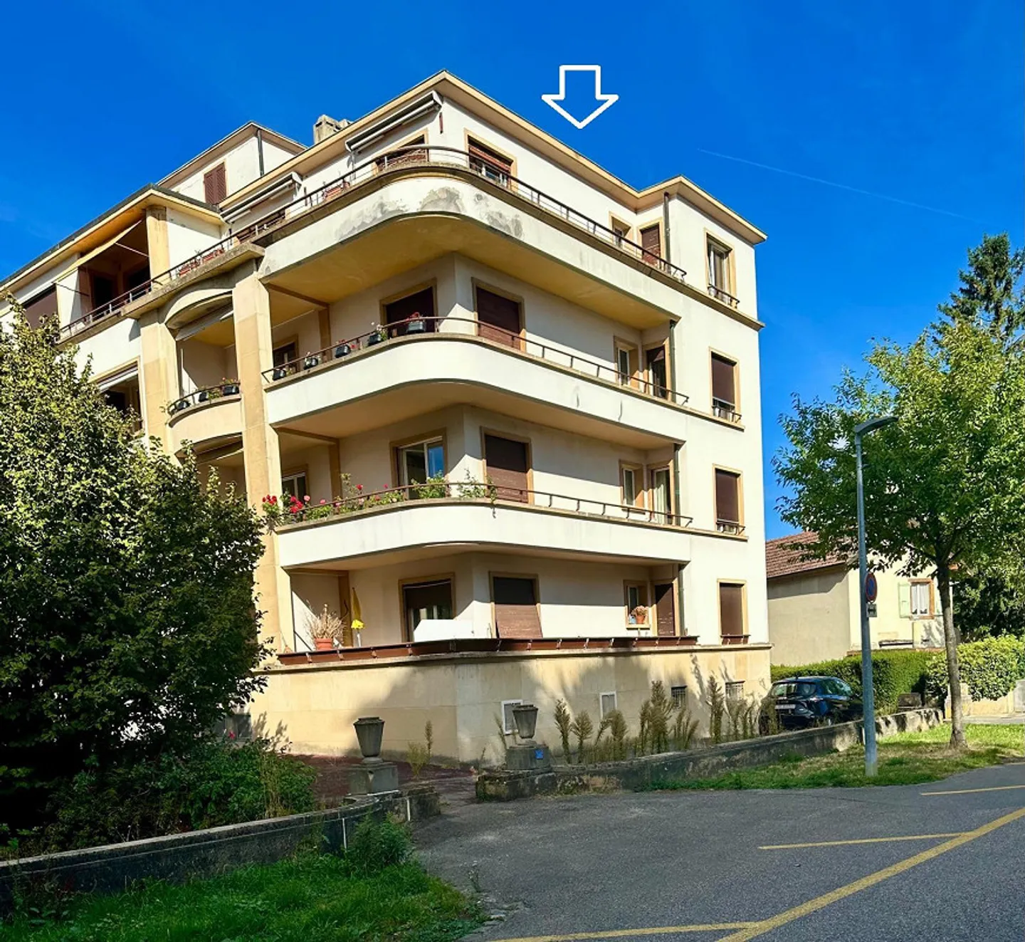 Bell'attico 3.5 locali 100 m2 con 2 terrazze (Yverdon (centro) - Foto 1 di 12
