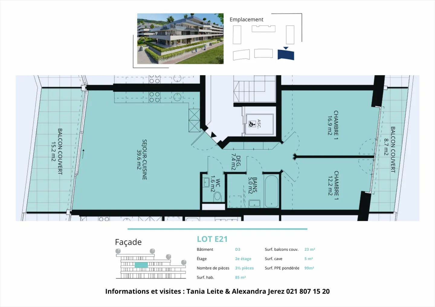 Nuova promozione: appartamento di 3,5 locali con balcone coperto - Foto 13 di 13