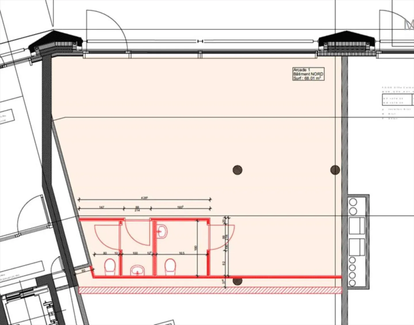 Der kommerzielle Ort der Zukunft: Die Hallen erfinden sich neu – Arkaden von 155 m² und 68 m² - Foto 5 von 5