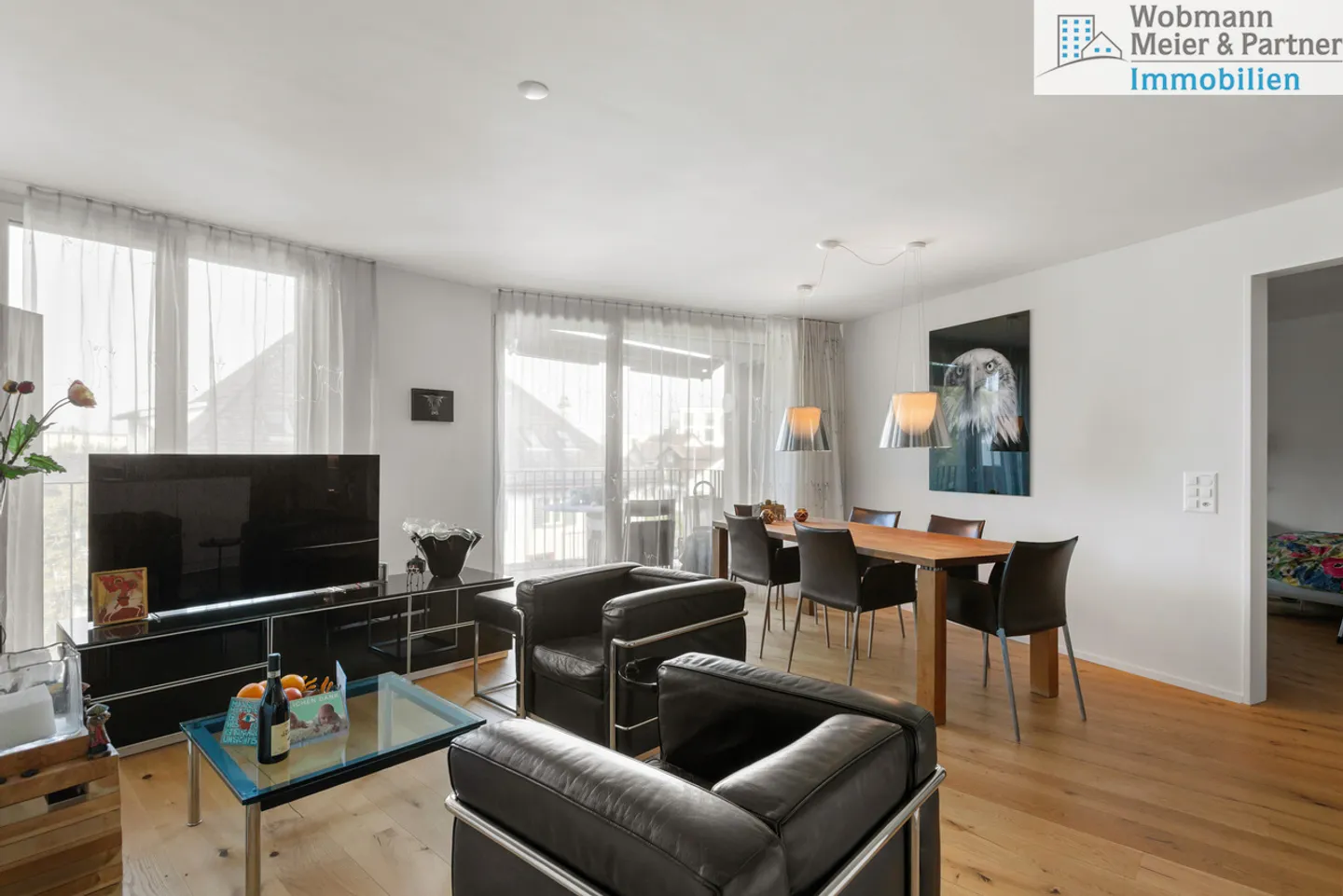 Appartement moderne de 3,5 pièces avec deux balcons - idéal pour les navetteurs et les couples - Photo 4 sur 14