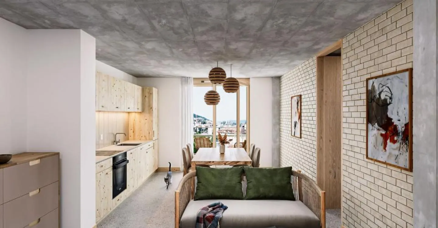 NEW - SPACIOUS NEW 6.5-ROOM APARTMENT IN NEUCHÂTEL - Photo 1 of 5