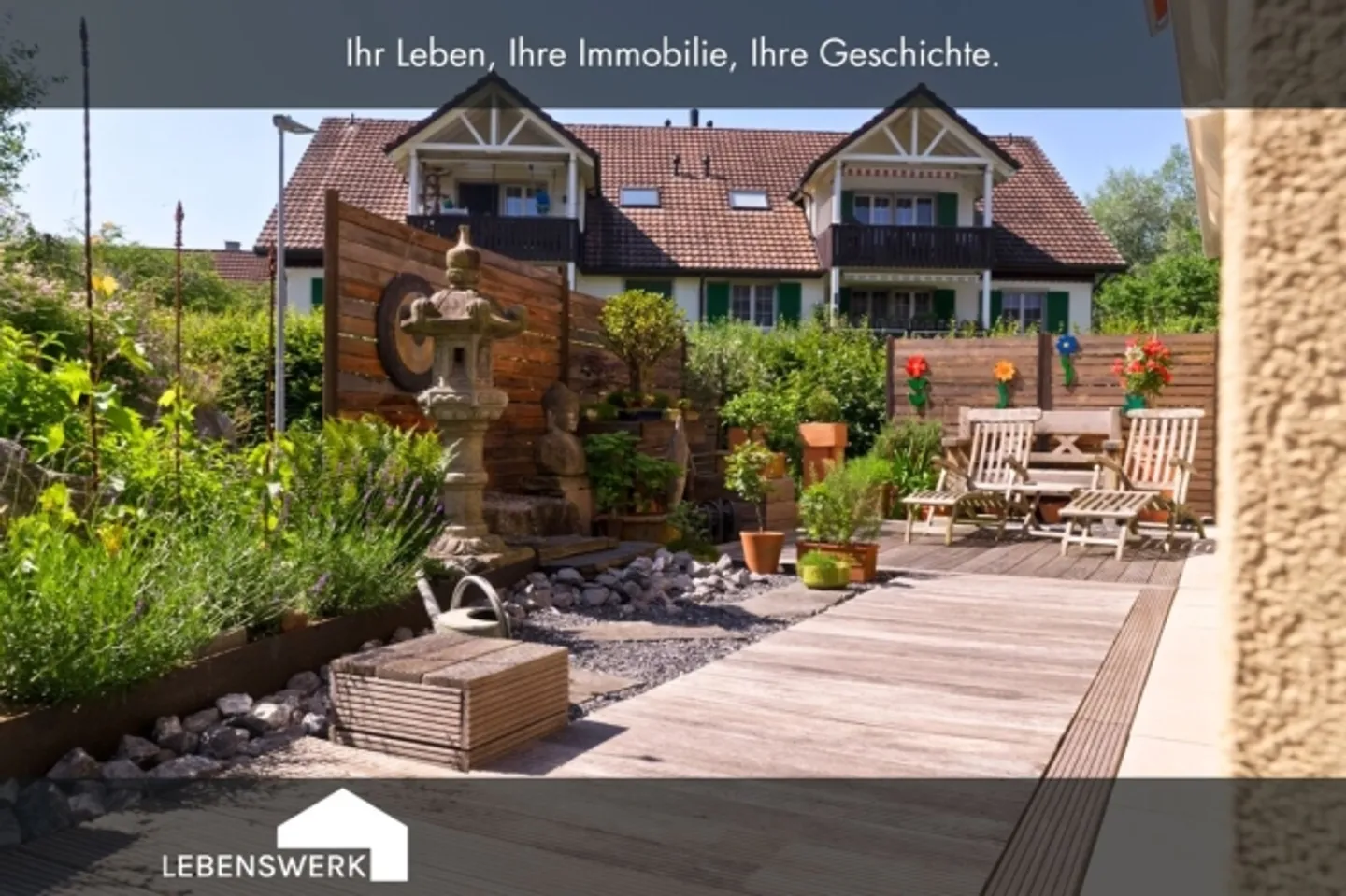 Air de campagne. Jardin. Endroit préféré. Appartement de jardin 4.5 pièces à Zuben T - Photo 1 sur 1