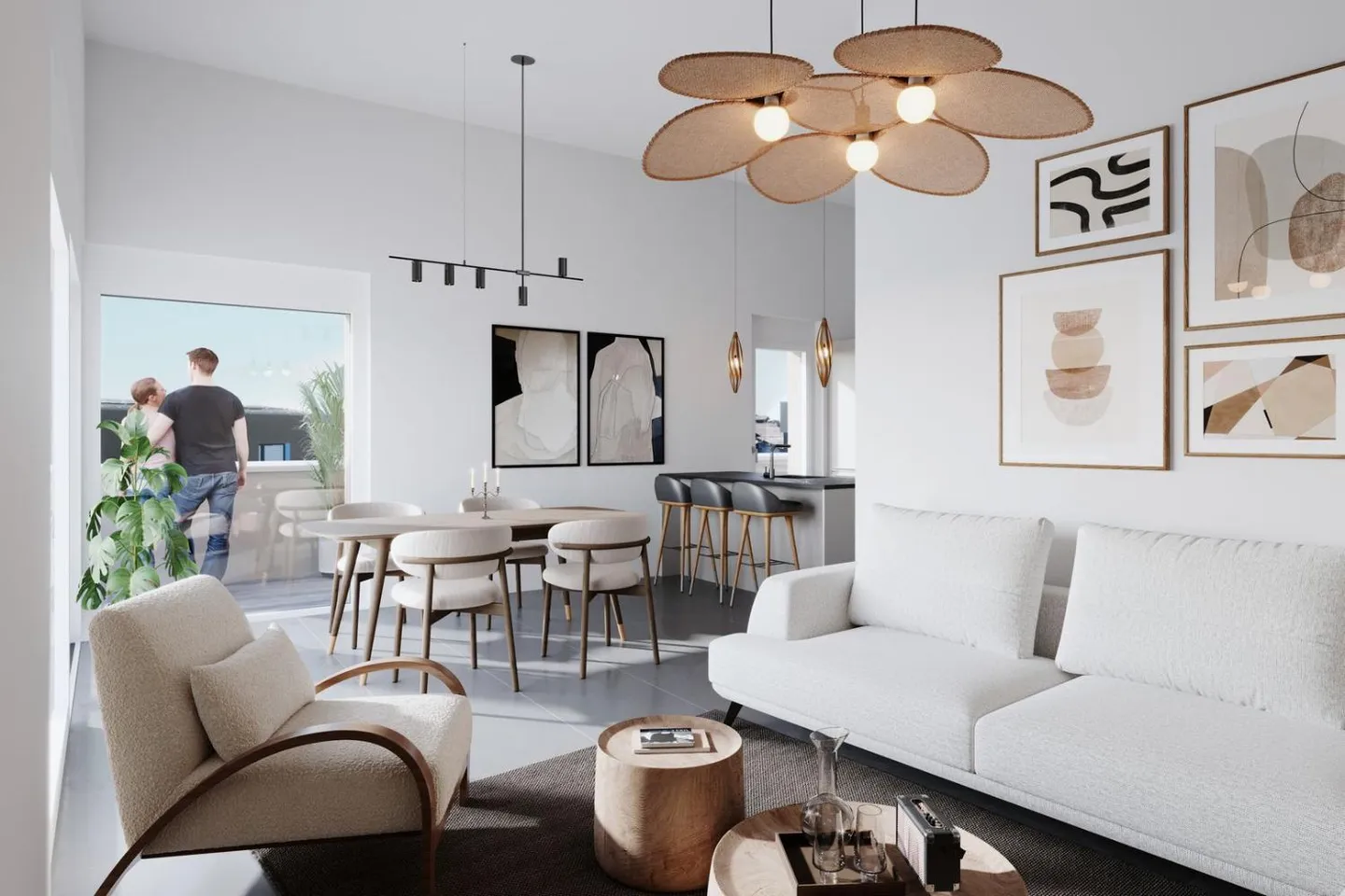 3.5 stanze moderne - comfort ed eleganza nella vita quotidiana - Foto 2 di 4