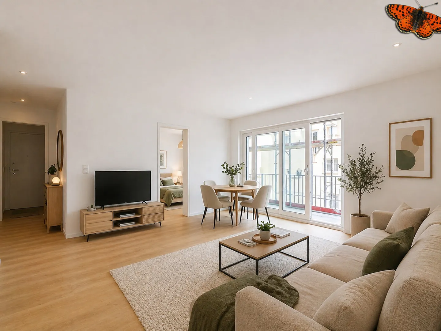 Modern Apartment with Balcony - Photo 1 of 6