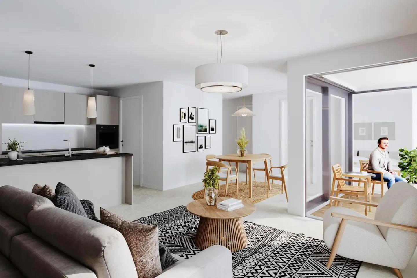 Moderno appartamento 2.5 con loggia - goditi uno spazio esterno tutto l'anno - Foto 3 di 4