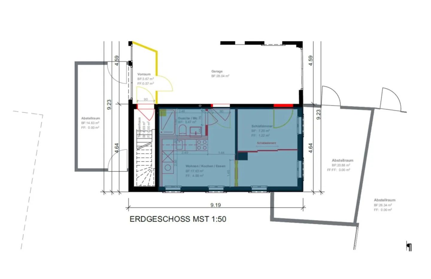 Appartamento moderno in città con layout intelligente e giardino - Foto 7 di 8