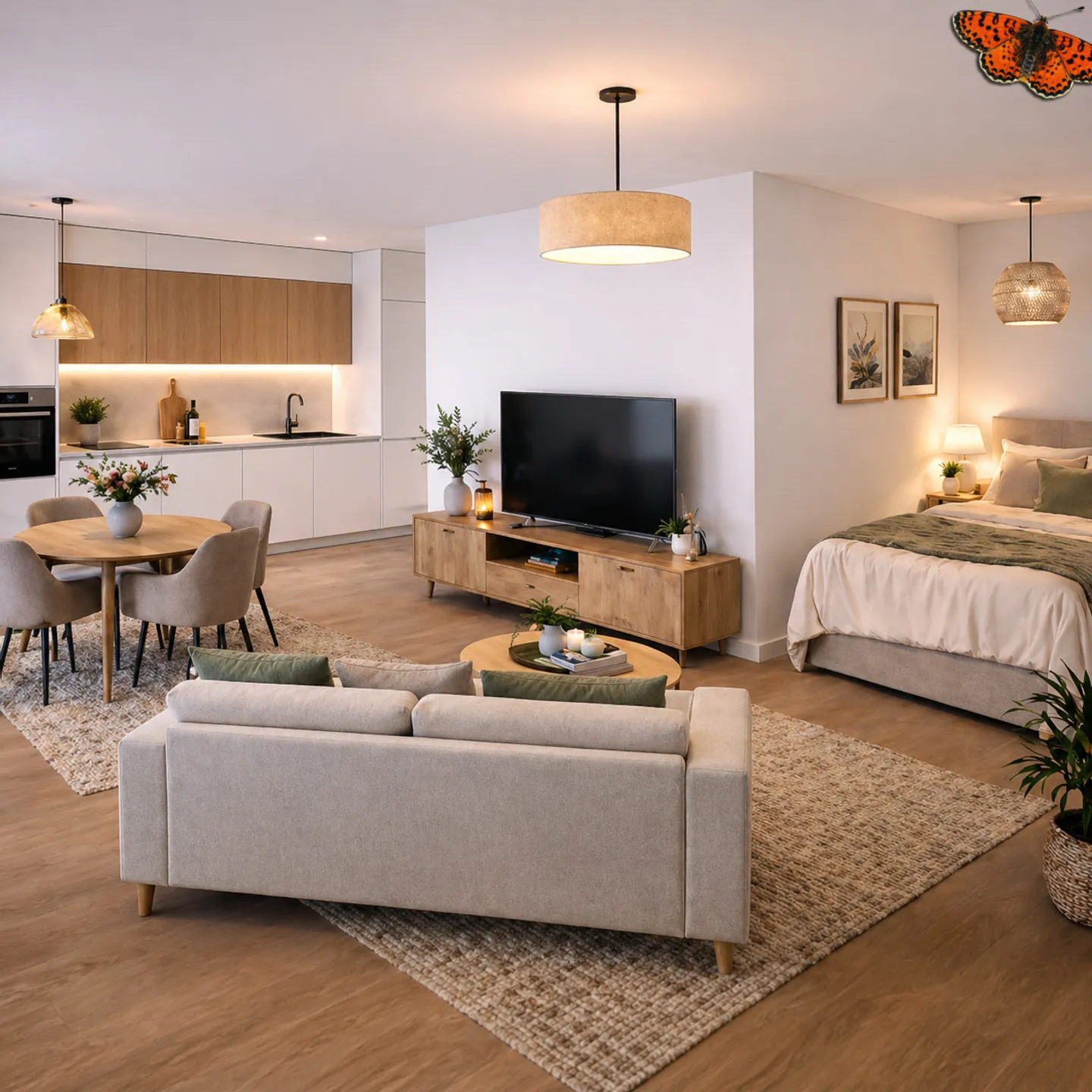 Bright Apartment with Balcony - Photo 1 of 6