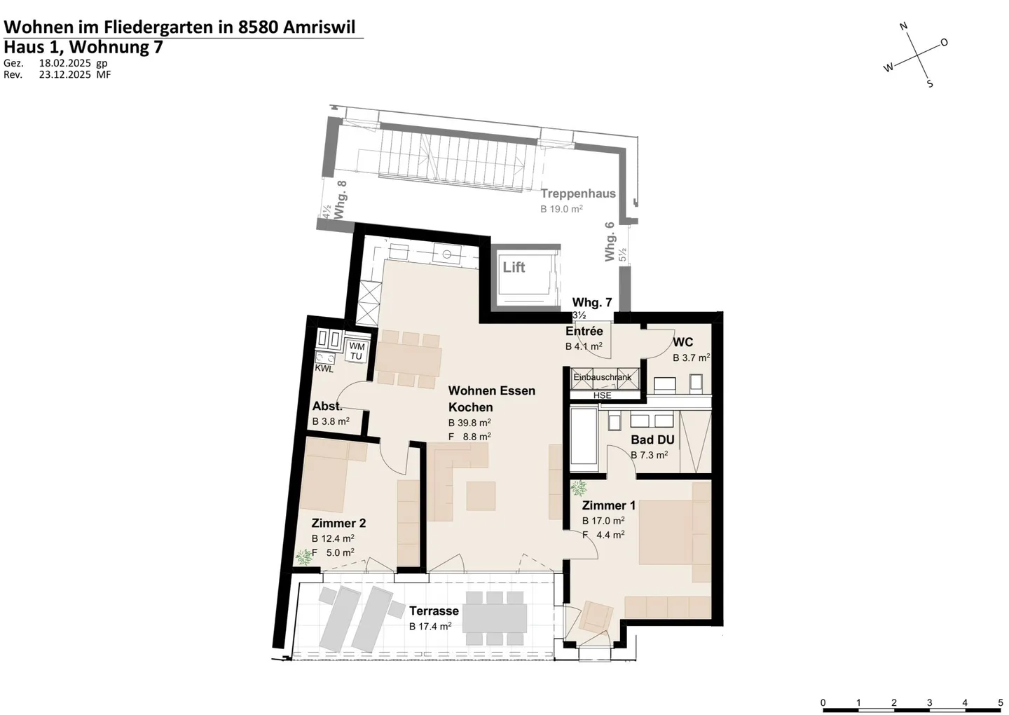 Modernes Apartment in Amriswil - Foto 5 von 12