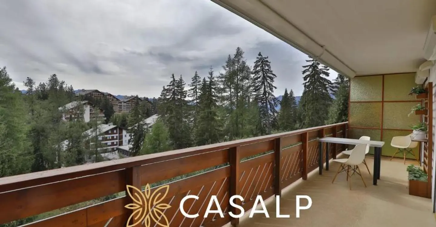 Superb 2.5 room bright apartment in the center of Crans - Photo 8 of 10