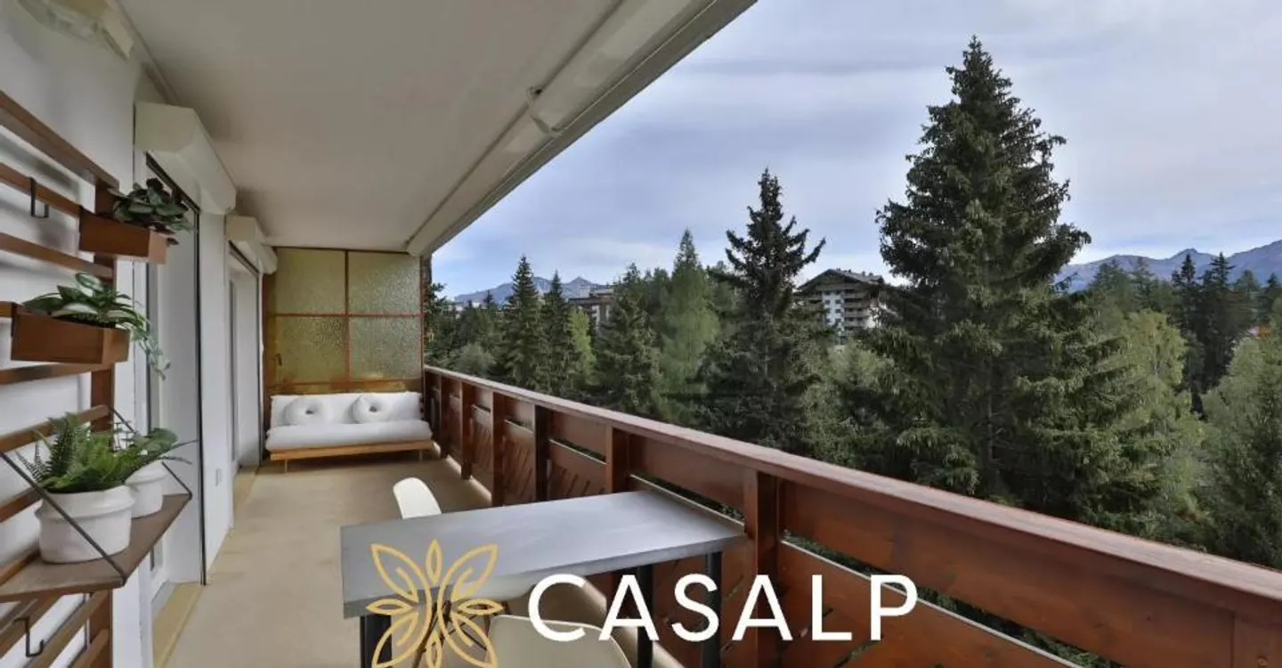 Superb 2.5 room bright apartment in the center of Crans - Photo 3 of 10