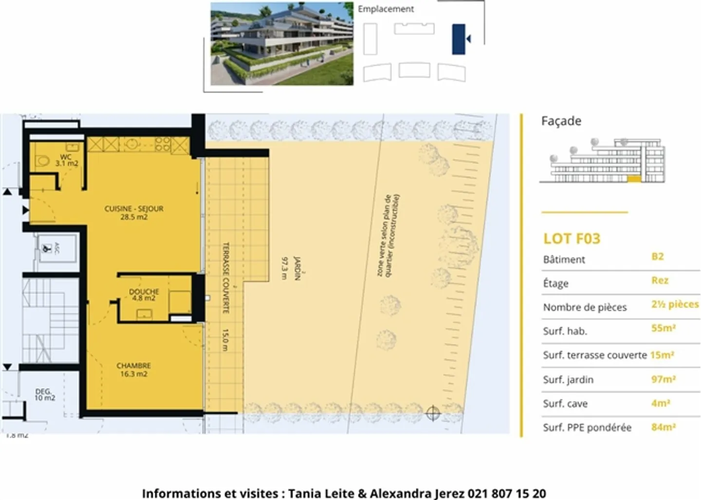 «Neue Aktion 2,5-Zimmer-Wohnung mit Terrasse und Garten» - Foto 13 von 13