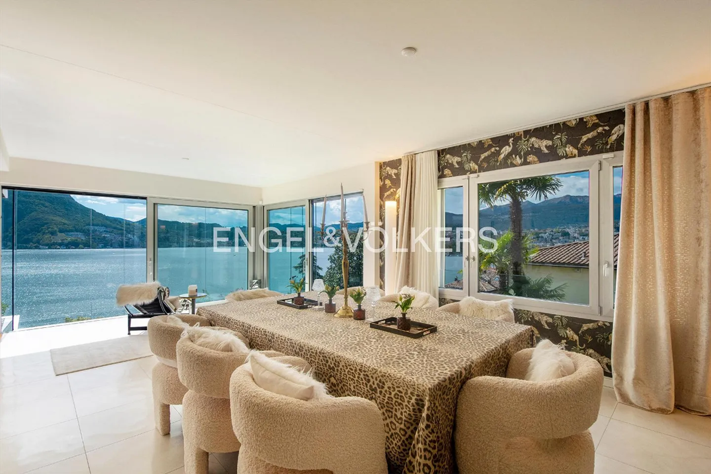 Attico di prestigio con vista lago nel cuore di Castagnola - Foto 6 di 14