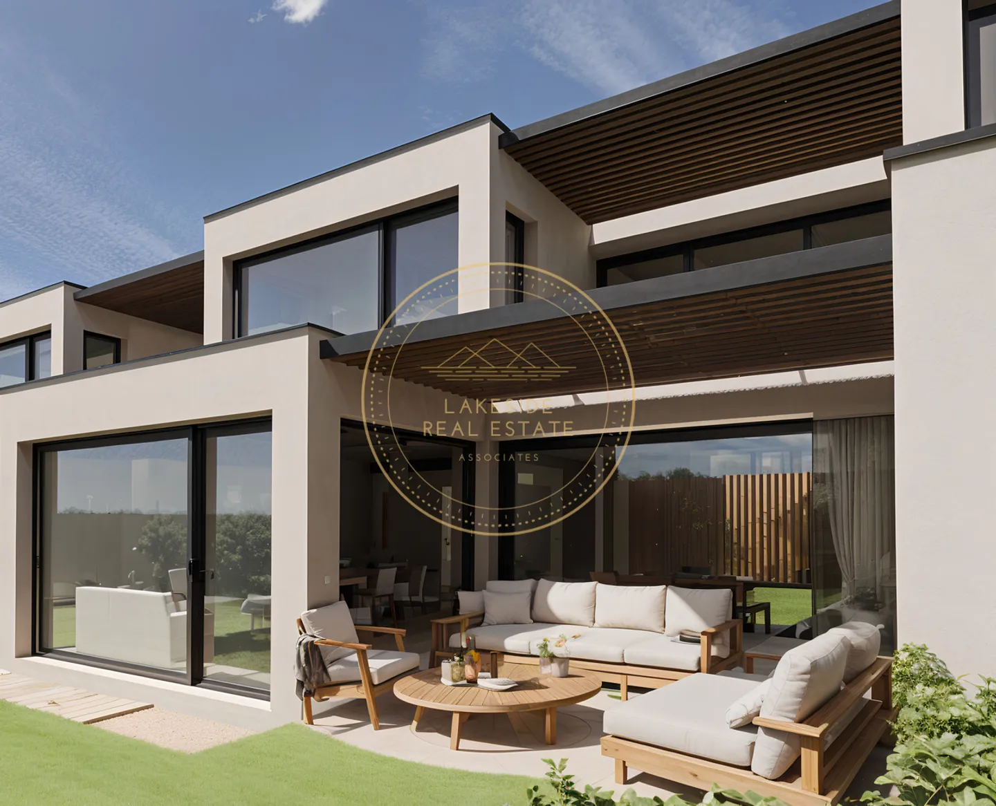 Villa contemporaine à Veyrier - Photo 1 sur 3