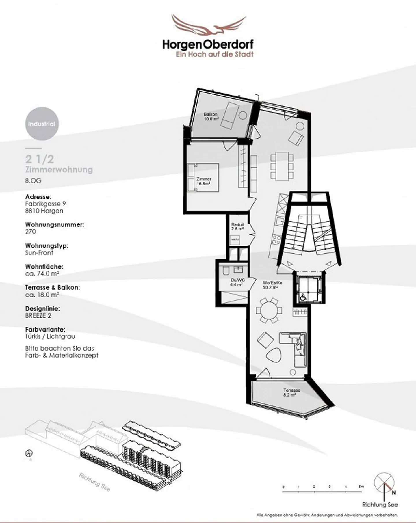 2.5 Room Apartment in Horgen Oberdorf with Incredible View - Photo 4 of 4