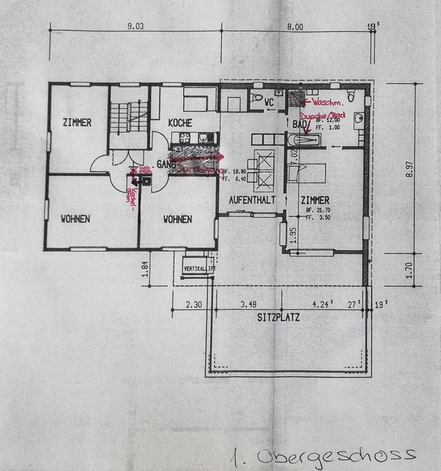 Appartement ancien de 5 1/2 pièces - Photo 9 sur 9