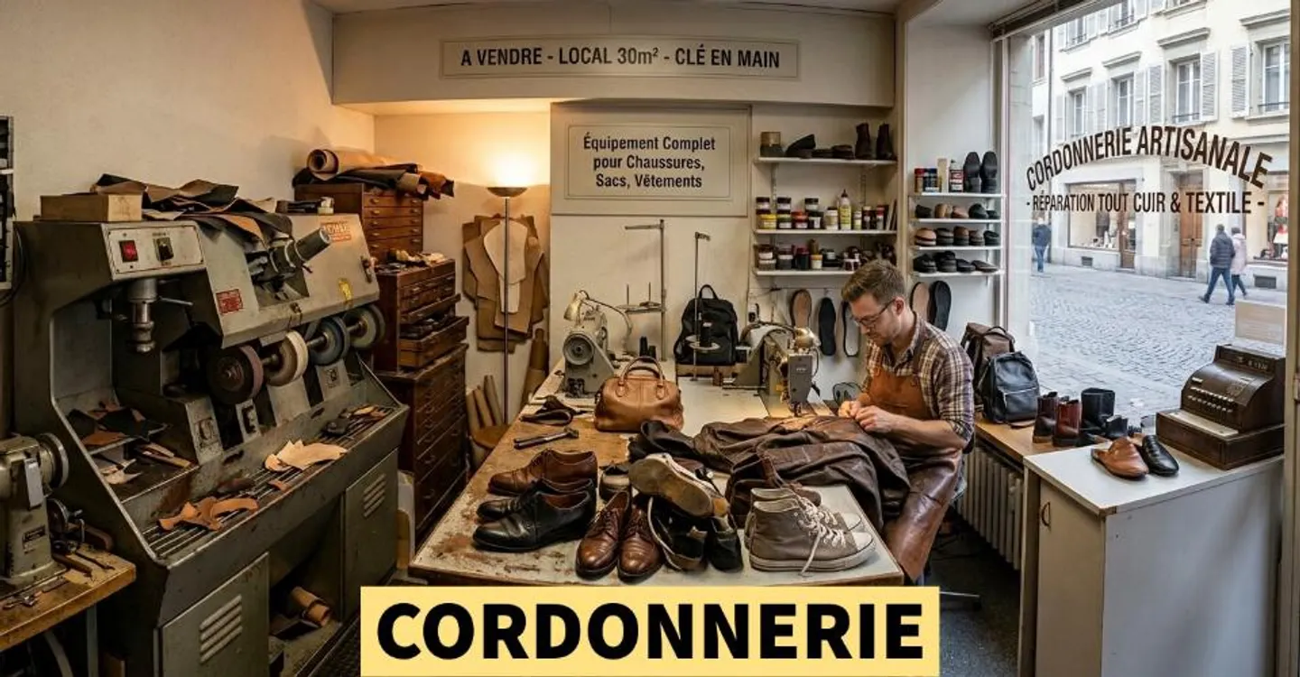 Schuhreparaturgeschäft zu verkaufen - Foto 1 von 1