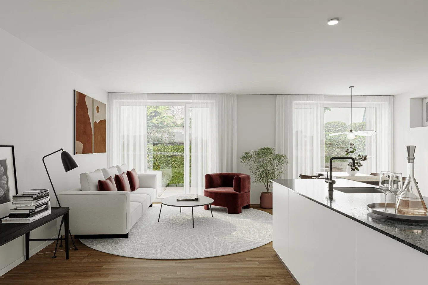 Nuova costruzione: Appartamento giardino moderno di 2,5 stanze - Foto 1 di 4
