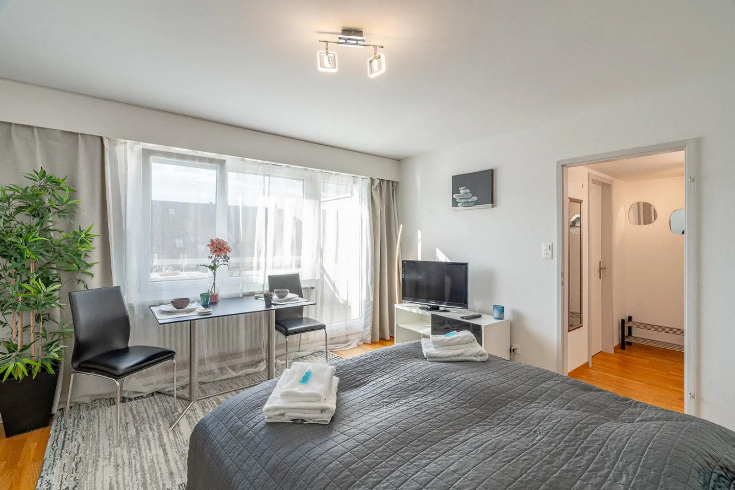 Appartamento elegante e arredato di 1.5 stanze con balcone nella città di San Gallo - Foto 2 di 6