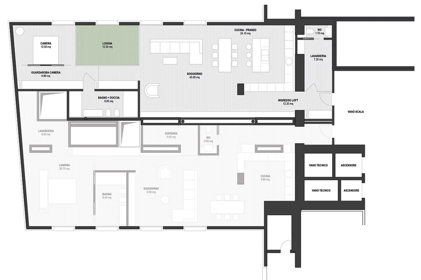 Exklusives Loft im Herzen von Bellinzona - Foto 4 von 4
