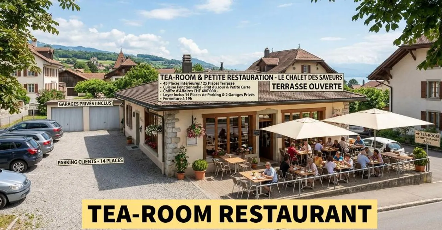 Tea-Room avec Cuisine à Vendre Lausanne - Foto 1 di 1
