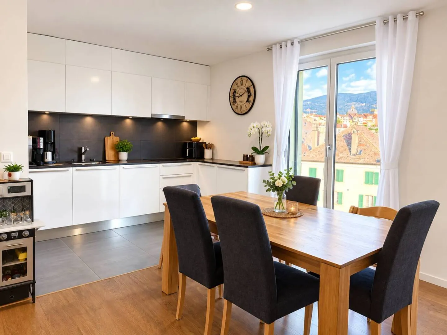 Stunning 3.5-room apartment with panoramic view Eco-district of Gruvatiez, Orbe - Photo 3 of 13
