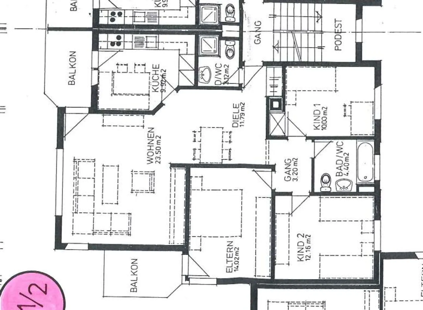 4.5-room penthouse apartment with gallery & two balconies in Bonaduz - Photo 13 of 13