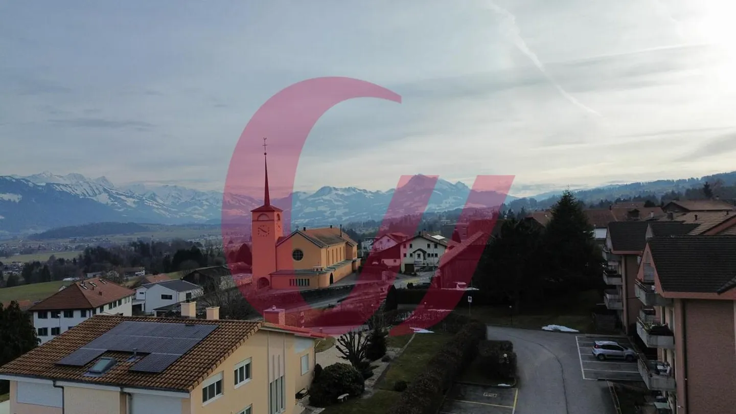 Apartment/Villa with 5.5 rooms and breathtaking views for sale in Sorens - Photo 10 of 10