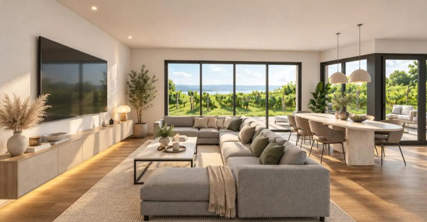 NUOVO PROGETTO DI 3 VILLE A CONCISE VICINO AL LAGO - Foto 9 di 13