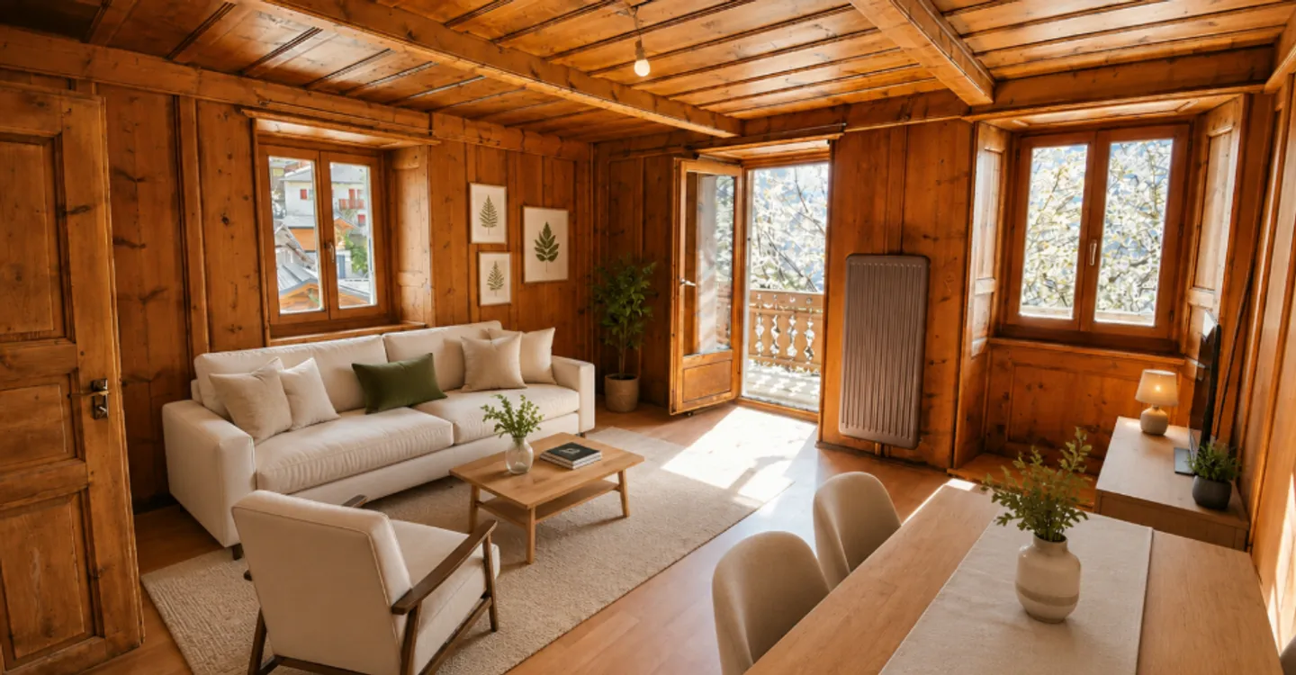 Chalet: Zwei 2.5-Zimmer-Wohnungen - Foto 6 von 12