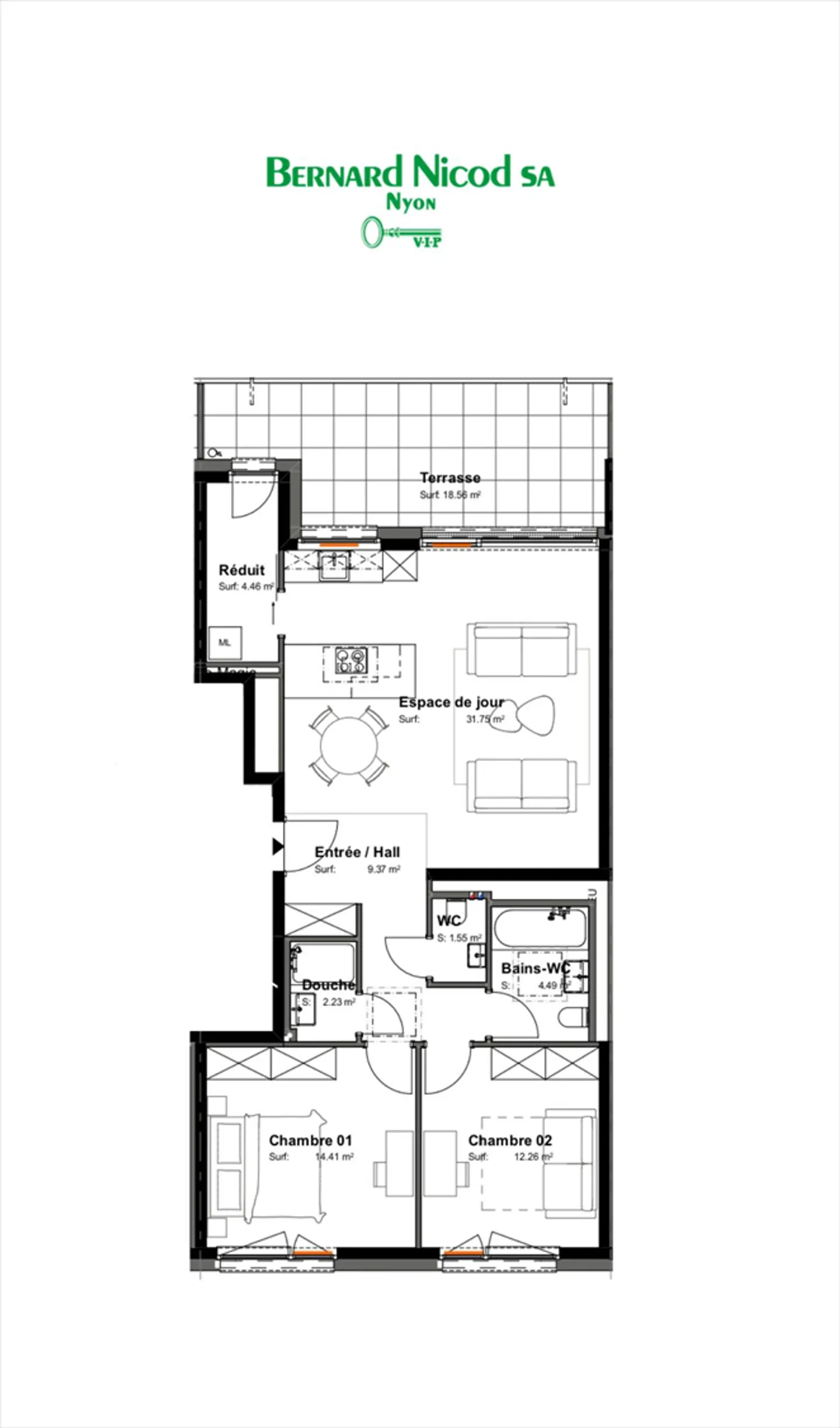 Appartamento di 3,5 locali - Foto 4 di 4