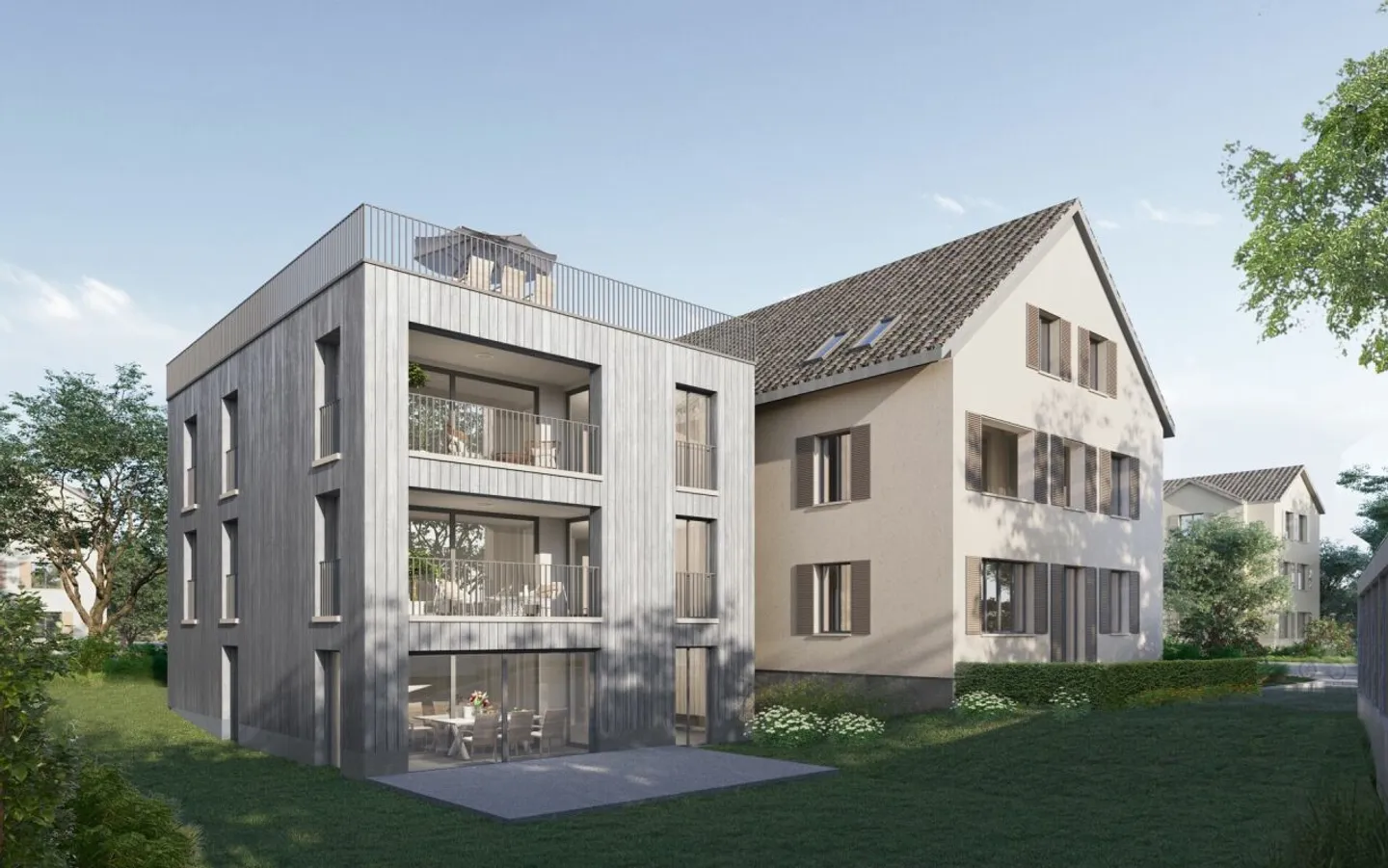 Charmante Wohnung mit Terrasse - Foto 2 von 12