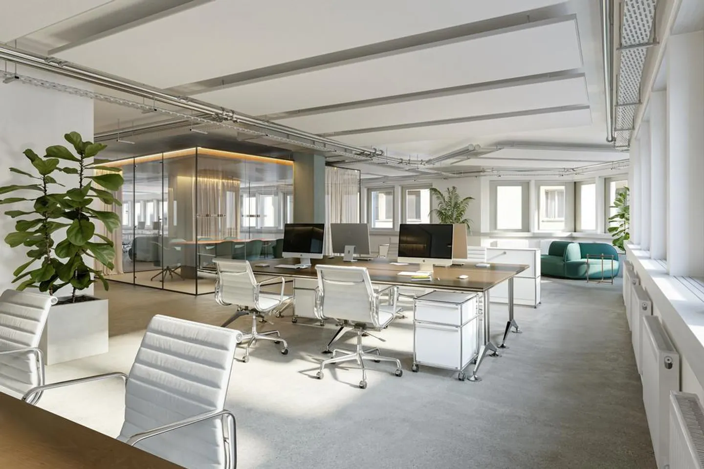 Renovierte Büroflächen in Zürich - Foto 4 von 5