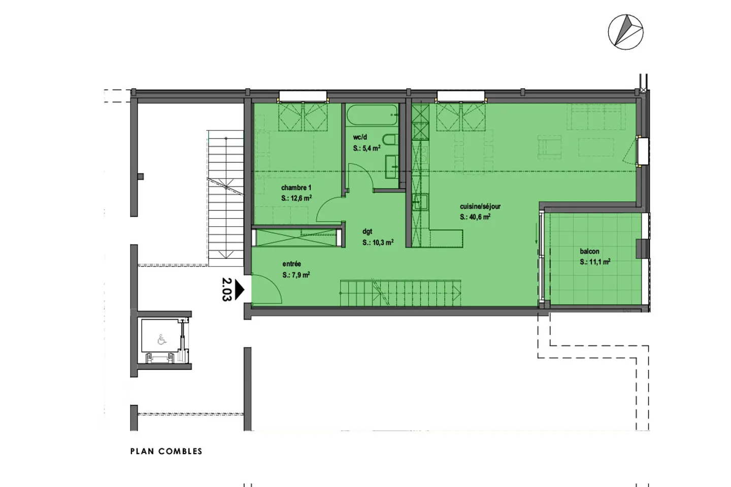 Magnifico nuovo appartamento duplex - Foto 3 di 9