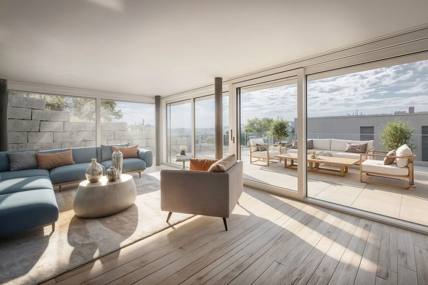 Terrassenhaus mit Blick - Foto 3 von 7