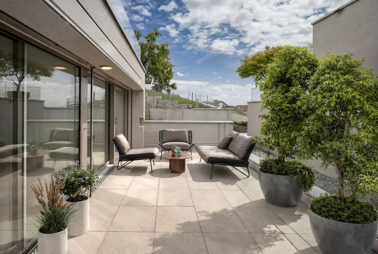 Terrassenhaus mit Blick - Foto 4 von 7