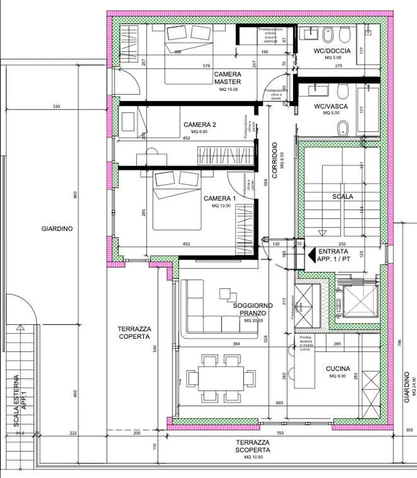 Manno - 4,5 Zimmer mit Garten in Bau - Foto 5 von 5