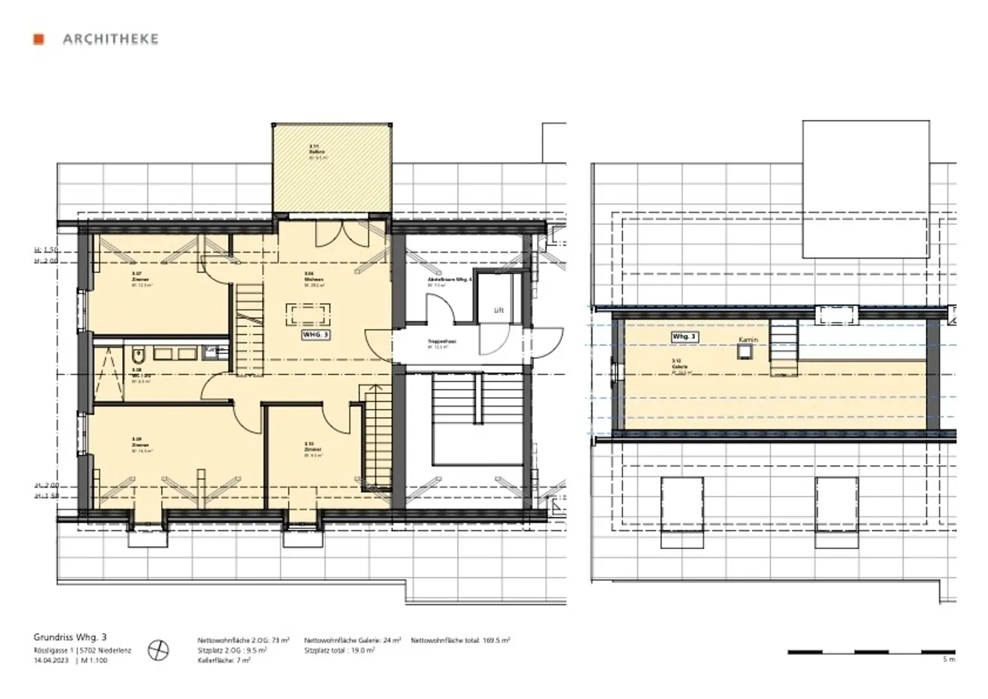 Grosszügige, gemütliche Maisonette mit Blick ins Grüne in Niederlenz - Foto 11 von 13