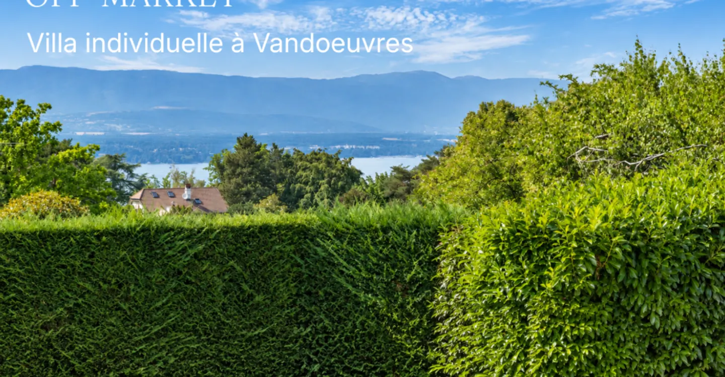Individual villa in Vandoeuvres - Photo 1 of 1