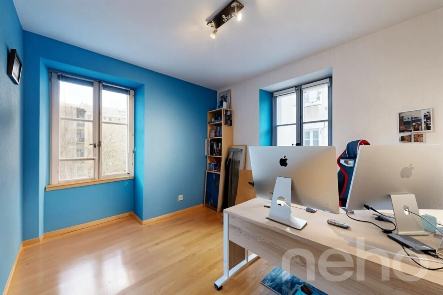 Spacious 5-room apartment of 97 m² in the heart of La Plaine - Photo 8 of 11