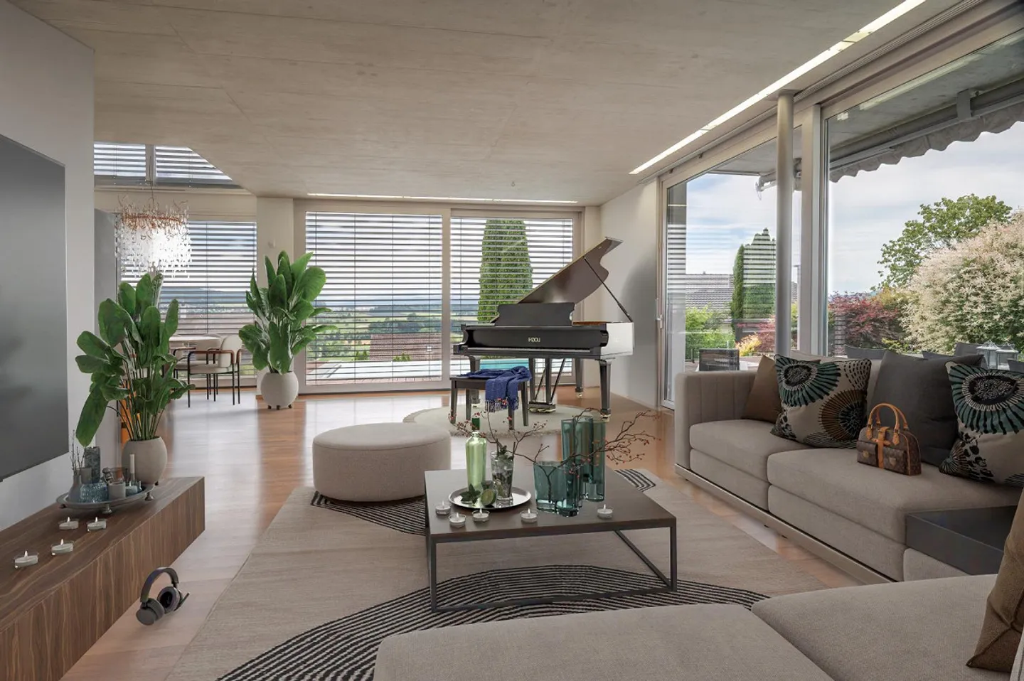 Villa architettonica con panorama e piscina a sfioro - dove architettura, natura e comfort si incontrano - Foto 8 di 30