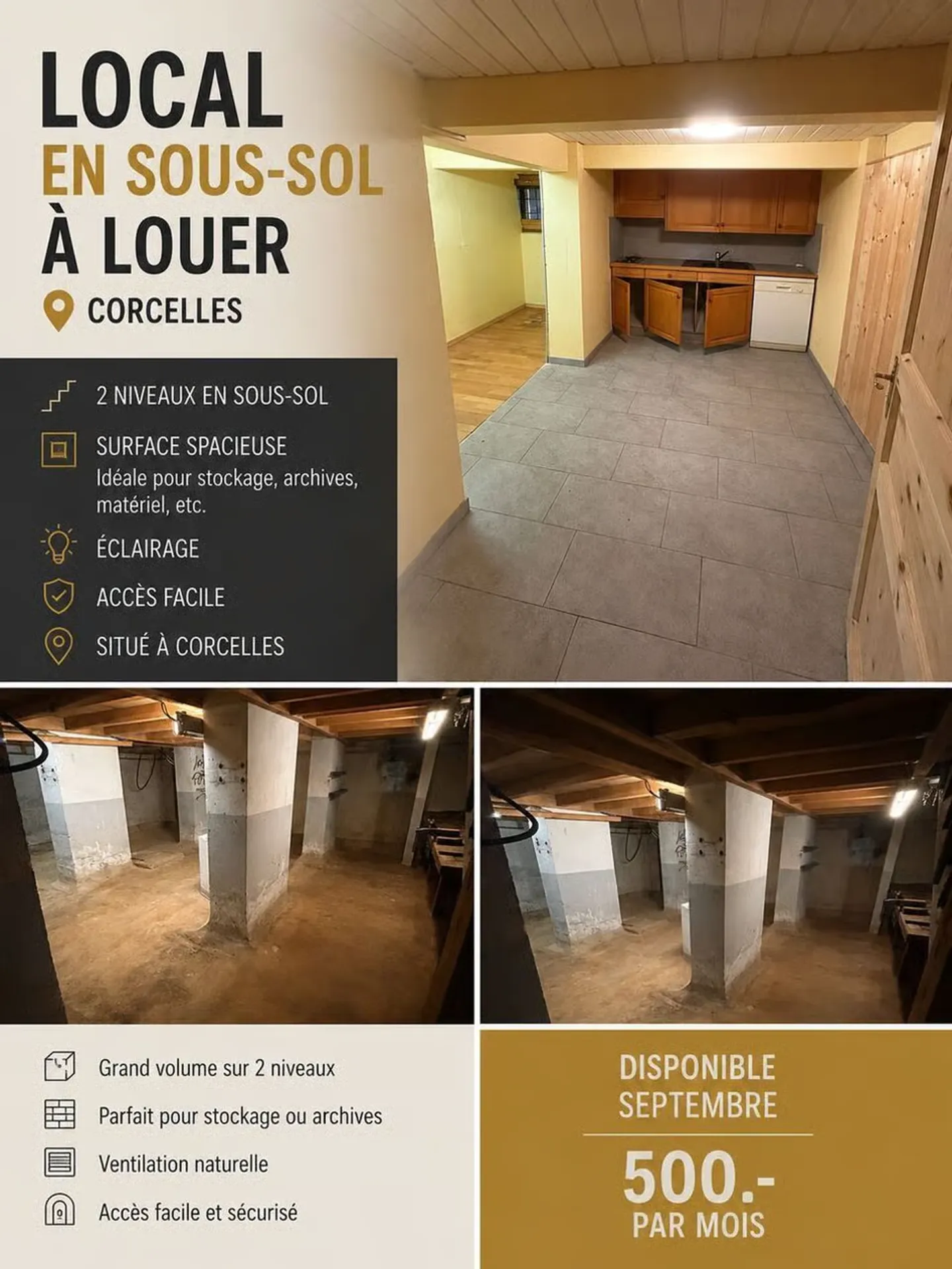 Locale polivalente a Corcelles-près-Payerne - Foto 1 di 4